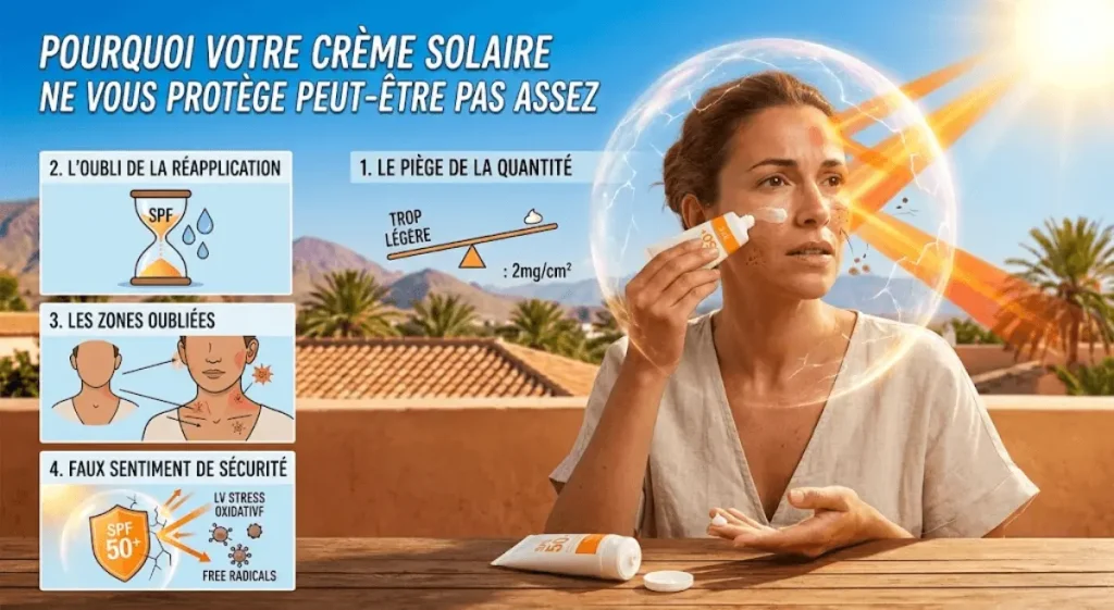 Pourquoi Votre Crème Solaire ne vous Protège Peut-Être Pas Assez